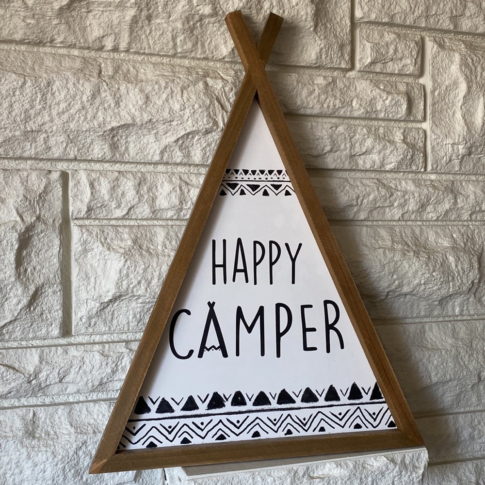⛺️Cute •Happy Camper• Sign